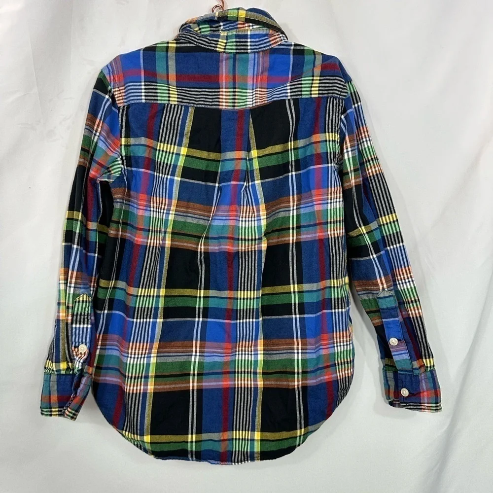 Vintage Kids Ralph Lauren plaid button down size s(8)